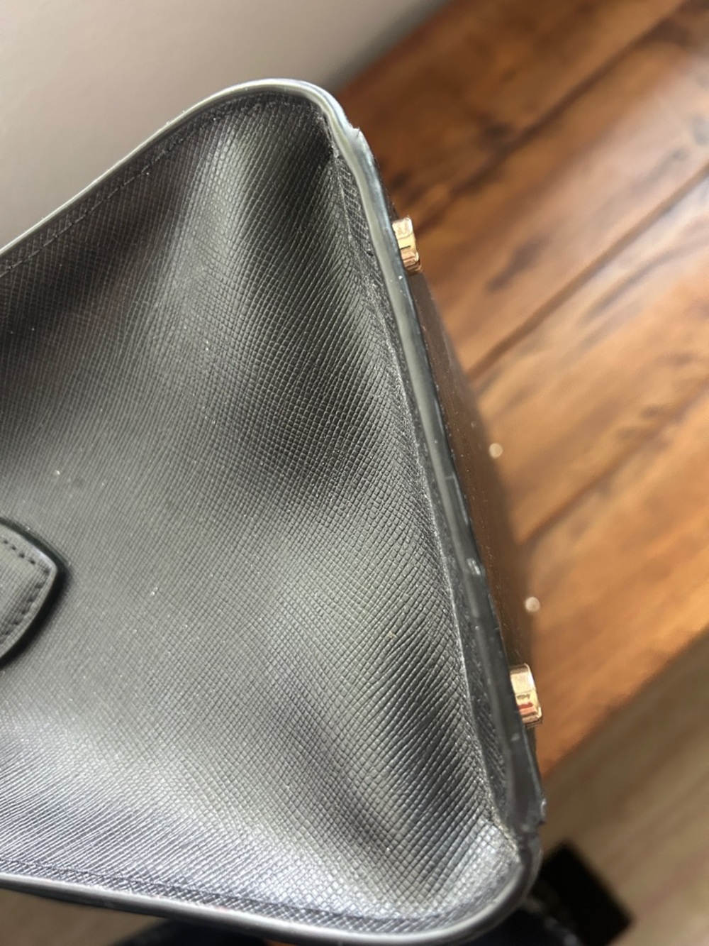 kate spade Madison Jazzy Black & White Gingham Tote Satchel crossbody bag - Picture 5 of 10